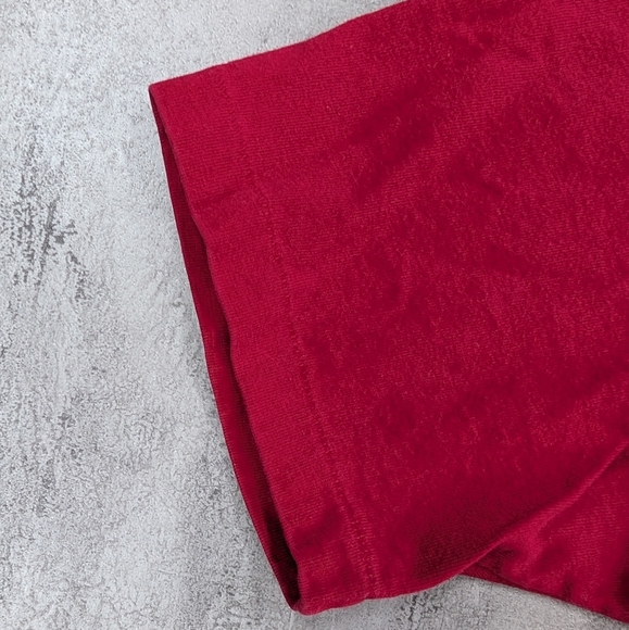 Vintage TownCraft JCPenny Blank Red Pocket Single Stitch T Shirt Size Medium - Picture 2 of 7